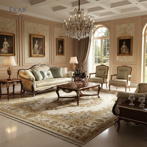 Sofa Gaya Inggris Mewah EKAR Kensington Sovereign |   Perabot Ruang Tamu Ukiran Tangan yang Berhias - Product Image 5