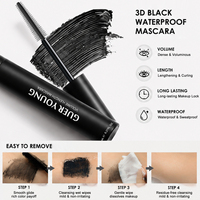 Mascara blanc longue tenue en gros pour femmes, volume et longueur des cils, marque privée, mascara végétalien
