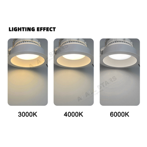 Villa estilo Popular Circular Mr16 marco lámpara foco módulo Shell Gu10 Gu5.3 Gx53 instalación techo Led <span class=keywords><strong>luz</strong></span> carcasa - Product Image 6