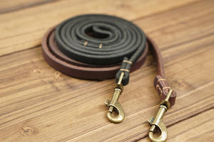 Guinzaglio per Cani in Pelle di Prima Qualità, Corda di Trazione Cucita a Mano in Vera Pelle Bovina - Product Image 6