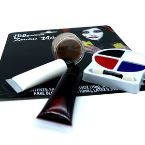 Kit de Maquillaje de Halloween de Fénix Dorado, Cera para Cicatrices a Base de Aceite, Pintura Facial para Pintar el Cuerpo, Lavable, Suministros de Cosplay - Product Image 4