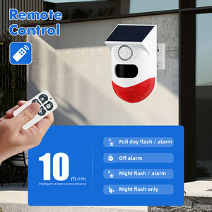 प्रीमियम आउटडोर वाटरप्रूफ 120db उच्च मात्रा वायरलेस सौर अवरक्त अलार्म ट्यूया स्मार्ट लाइफ पीर गति रिमोट कंट्रोल अलार्म - Product Image 4