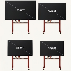 YSTC-05 TV đứng với bánh xe cho 32-75 "Màn hình VESA 700*450 mét heavt-Duty TV giỏ hàng TV di động giá - Product Image 3