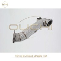Sistema de Escape de Acero Inoxidable Ouchi Fashion con Tubo de Bajada para Chevrolet Malibu 1.5T con Protector de Cabeza, Tubo de Bajada para Chevy Malibu
