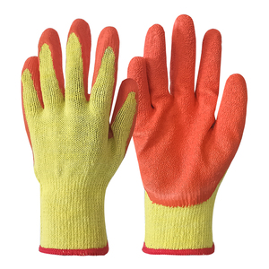 Guanti <span class=keywords><strong>da</strong></span> Lavoro Industriali con Rivestimento in Lattice, Fodera in Poliestere e Cotone, Resistenti, Spessore <span class=keywords><strong>10</strong></span> oz, Lunghezza 24 CM, Antiscivolo Testurizzati - Product Image 2
