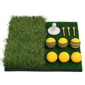 Fabricant de mini tapis de frappe de golf Jeu de coussinets de pratique pour la coupe et la frappe