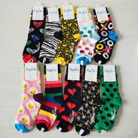 Chaussettes mignonnes pour enfants en langue d'ananas cerise personnalisées en gros Chaussettes amusantes pour enfants Chaussettes colorées pour garçon