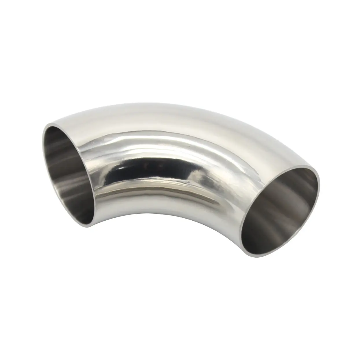 Stainless Steel 304 316L Pipe Fittings Sanitary 45 Degree Bend 90 Degree Bend Long Type Polishing Weld Elbow