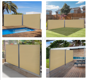 Parabrisas plegable retráctil personalizado <span class=keywords><strong>para</strong></span> exteriores, balcón, terraza, jardín, doble capa - Product Image 6