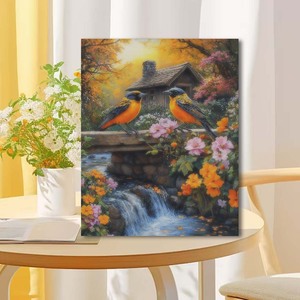 Chenistory Kim Cương Sơn Hai Chim Động Vật Đầy Đủ Vòng Thêu Kim Cương Nghệ Thuật Trang Trí Nhà Tự Làm Quà Tặng - Product Image 4