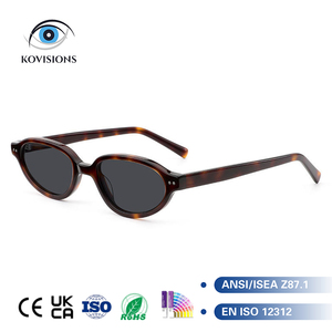 Premium Polarized Acetate Sunglasses Women Vintage Small Oval Frame <strong>TAC</strong> UV400 Protection Classic Trendy Outdoor Eyewear Shades - Product Image 1