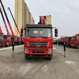 Camion grue à bras articulé Dongfeng K5 6x4 de 12 tonnes à 4 sections avec échelle hydraulique, véhicule de transport de machines d'ingénierie - Product Image 4