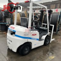 Chariot élévateur diesel japonais d'occasion TCM 1,5 tonne, petit chariot élévateur à moteur diesel à combustion interne, maintenant disponible – Vente chaude