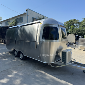 Remolque de Acero Inoxidable para Camiones, Remolque Rápido para Pizza al Aire Libre, Carrito Móvil de Panadería, Restaurantes, Granjas, Tiendas, Remolques de Comida, Cocina Totalmente Equipada - Product Image 4