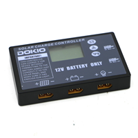 Contrôleur solaire PWM Dokio 12V10A 20A pour panneau solaire avec écran LCD