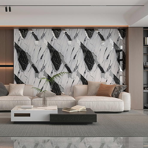 Adesivo per Piastrelle 3D Effetto Marmo Impermeabile per Decorazione Casa, Pannello Murale Autoadesivo in PVC per <span class=keywords><strong>Cucina</strong></span> e Camera da Letto - Product Image 1