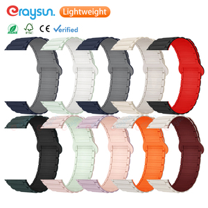 Bracelets de montre magnétiques en silicone 42/44/45/49 mm Ultra 2, <span class=keywords><strong>bracelet</strong></span> sport réglable pour <span class=keywords><strong>Apple</strong></span> <span class=keywords><strong>Watch</strong></span> 6/7/8/9/10 - Product Image 1