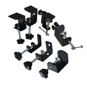 Soporte adaptador de montaje para pantalla de escritorio, abrazaderas C ajustables de Metal - Product Image 3