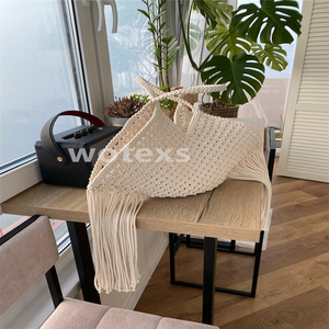 Alla moda regalo di <span class=keywords><strong>natale</strong></span> <span class=keywords><strong>Macrame</strong></span> Tote Boho Market borse a tracolla per agricoltori borsa a rete Tote da spiaggia - Product Image 6