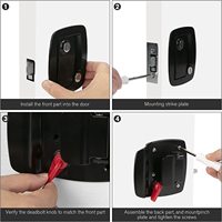 Serrure de porte d'entrée pour Camping-car, remorque de Camping, à moteur