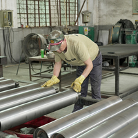Rouleau en silicone à surface lisse sur mesure, robuste, résistant à la chaleur, avec noyau en acier au carbone, pour l'industrie textile, tambour en caoutchouc
