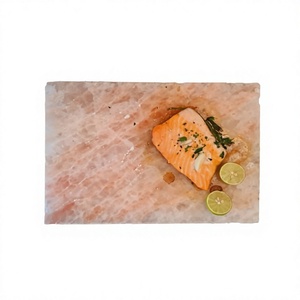 Wholesale Premium Quality Refined Solid Himalayan Salt Cooking Slab Round <b>Shape</b> <b>Block</b> Carved Technique Home Decoration - Product Image 1