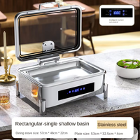 Expédition mondiale, équipement de service de buffet de construction robuste, cuisinière de service de buffet, cuisinière de buffet pour la restauration, utilisation en hôtel et restaurant