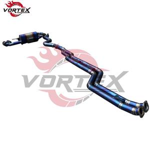 Escape Catback de Competición VORTEX Grado 5 Ti Valvetronic para BMW 1M E82 3.0T 2011-2012, Puntas Forjadas Quemadas, Instalación Directa con Tornillos - Product Image 3