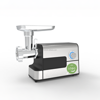 Hachoir à viande électrique robuste à moteur CC, commande tactile, engrenages en aluminium moulé sous pression de qualité alimentaire, protection contre la surchauffe, 2,0 kg/min