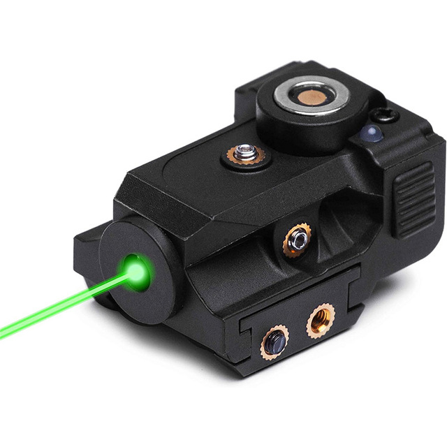 Hot Sale 20mm Slot Green Laser Sight Mini Magnetic Charging Red Laser Pointer 5x4cm