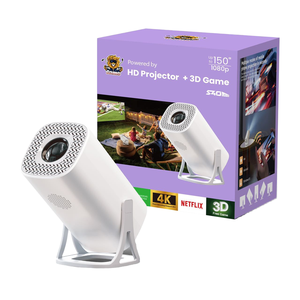 CatVision New 150 Lumens LED 4K <b>Projector</b> 150 Inch <b>Android</b> 11 BT5.0 Dual WiFi Auto Focus Home LCD Portable Theater - Product Image 1