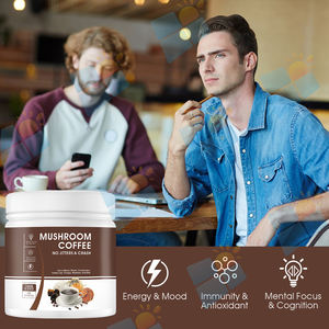 El polvo de café de hongos mezclado instantáneo OEM/ODM desintoxica el cuerpo, café Reishi, potenciador del sistema inmunológico, polvo de café de mezcla de hongos - Product Image 6