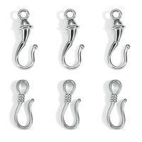 En gros, fermoir de connexion en acier inoxydable, forme col de cygne, éléphant, gourde, en S, pour bijoux DIY, colliers et bracelets