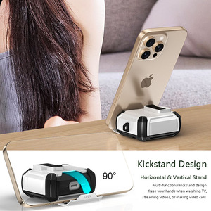 Funda Protectora Magnética con Bloqueo Seguro y Soporte <span class=keywords><strong>para</strong></span> <span class=keywords><strong>AirPods</strong></span> 4 <span class=keywords><strong>Pro</strong></span> 3, Compatible con <span class=keywords><strong>Carga</strong></span> Inalámbrica, Antipérdida, con Mosquetón - Product Image 3