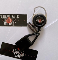 Logo personnalisé pas cher rétractable Badge bobine porte-clés laisse briquet support Clip allume-cigare manchon rétractable laisse