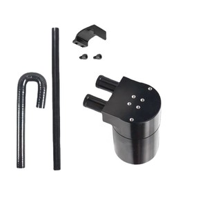Aluminum Oil Catch Can With Hoses For BWMN54 Engine Retrofit Upgrade - Product Image 3