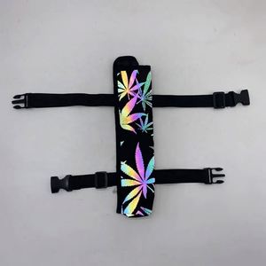 Abanico de Mano Holográfico Grande de 33 cm con Diseño de Araña Reflectante, de Bambú de Alta Calidad, para Fiestas - Product Image 4