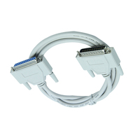 Câble DB25 mâle vers femelle D-Sub 25 broches avec gaine en PVC et blindage tressé pour moniteur, scanner, imprimante – Garantie 12 mois – En stock