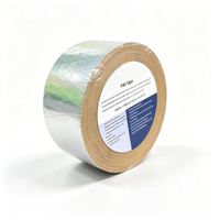 Ruban adhésif en aluminium renforcé Scrim 7,2 cm x 45,72 m, forte adhérence, scellement durable, ruban d'étanchéité professionnel