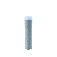 Embouts de filtre en céramique de couleur naturelle avec logo personnalisé Archibald 28*7mm embouts de filtre en forme de cône pour fumer avec charbon actif