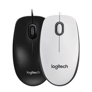 Logitech B100m100r有線マウスオフィスホームゲームデスクトップコンピューターノートブック