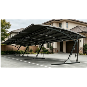 Tettoia <span class=keywords><strong>per</strong></span> <span class=keywords><strong>Auto</strong></span> in Acciaio Zincato con Protezione UV, Tetto Arcuato Impermeabile in PVDF, Tenda Moderna e Semplice <span class=keywords><strong>per</strong></span> Parcheggio <span class=keywords><strong>Auto</strong></span>, Garage Premium, <span class=keywords><strong>Tettoie</strong></span> <span class=keywords><strong>per</strong></span> Esterni - Product Image 6