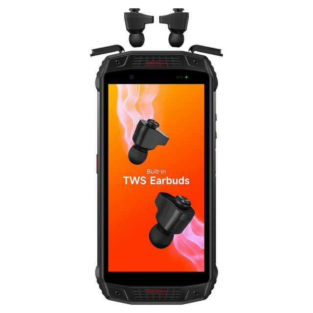 Original Ulefone Armor15 Rugged Phone 6GB+128GB 6600mAh Battery 5.45inch Android12 Octa Core 4G Smart Phone Built-in TWS Earbuds