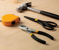 Ensemble d'outils de réparation multifonctionnels pour la maison, 100 pièces, ensemble d'outils à main pour bricolage, boîte à outils pour l'entretien de la maison et de la voiture