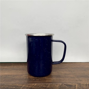 <span class=keywords><strong>Grober</strong></span> esmalte doble pared de gran capacidad ecológico Camping Picnic Hundebecher Tasse Becher Geschenk Wanderer taza al aire libre - Product Image 4