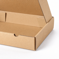 Boîte d'expédition en carton ondulé Kraft personnalisée pour vêtements, cadeaux, e-commerce et emballages d'abonnement