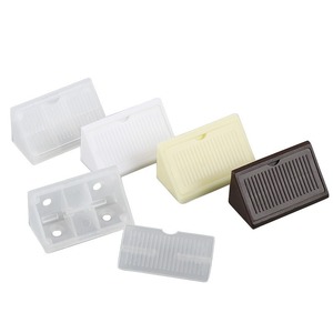 <b>Plastic</b> Corner <b>Brackets</b> 90 Degree With Cover Durable Cabinet Connector Modern Simple Style Injection Molding - Product Image 3