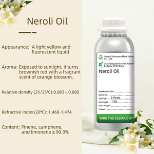 Huile essentielle de néroli et de <span class=keywords><strong>fleur</strong></span> <span class=keywords><strong>d</strong></span>'<span class=keywords><strong>oranger</strong></span> pour le visage, le corps, l'aromathérapie, le massage, les soins de la peau - Product Image 4