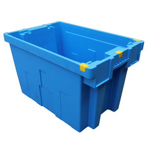 JOIN heavy duty Plastic Storage box for shipping and cheap plastic jumbo bin with lid Stackable Nestable Tub