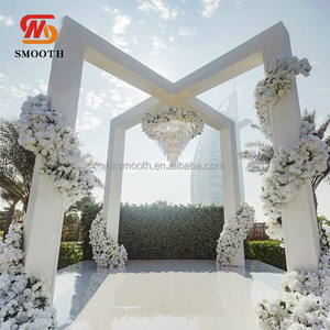 SMOOTH Luxury Events Decor Mandap <b>White</b> <b>Acrylic</b> Wedding Chuppah Backdrop Stand for Party Events - Product Image 3